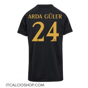 Real Madrid Arda Guler #24 Terza Maglia Femmina 2023-24 Manica Corta